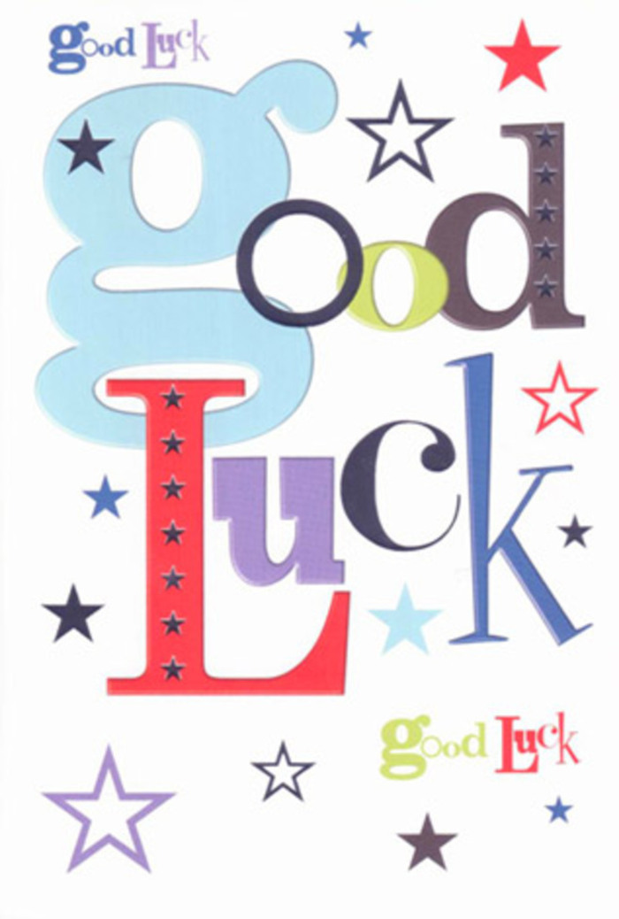 There's an unmistakable vibrancy to this good luck card-a festive composition that echoes the warmth and optimism found throughout New Malden's tree-lined streets. Letters leap across the card in a joyful parade: broad, pastel blues that conjure the peaceful skies over Malden Green, slender pieces of midnight black that anchor the message, and exuberant reds that add a spark reminiscent of celebratory gatherings at local cafés. Each character is punctuated with colourful stars, inviting you to imagine loved ones cheering from the sidelines at Blagdon Road, united in unwavering support. The brilliant white canvas around each flourish creates a sense of modern elegance, enhanced by the carefully chosen harmony of hues-lively, optimistic, and grounded. Run your fingers along its radiant front and you'll sense the tactile pleasure of crisp, quality cardstock, not unlike the materials selected by local florists for their signature bouquets. More than a simple well-wish, this card serves as a little talisman for New Malden residents-brimming with hope, friendly energy, and genuine belief in whoever receives it, ready to accompany someone toward new dreams or adventures.